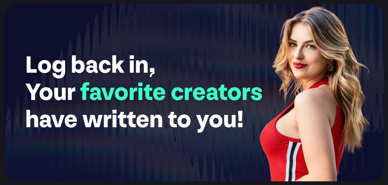 Your favorite creators have sent you messages
